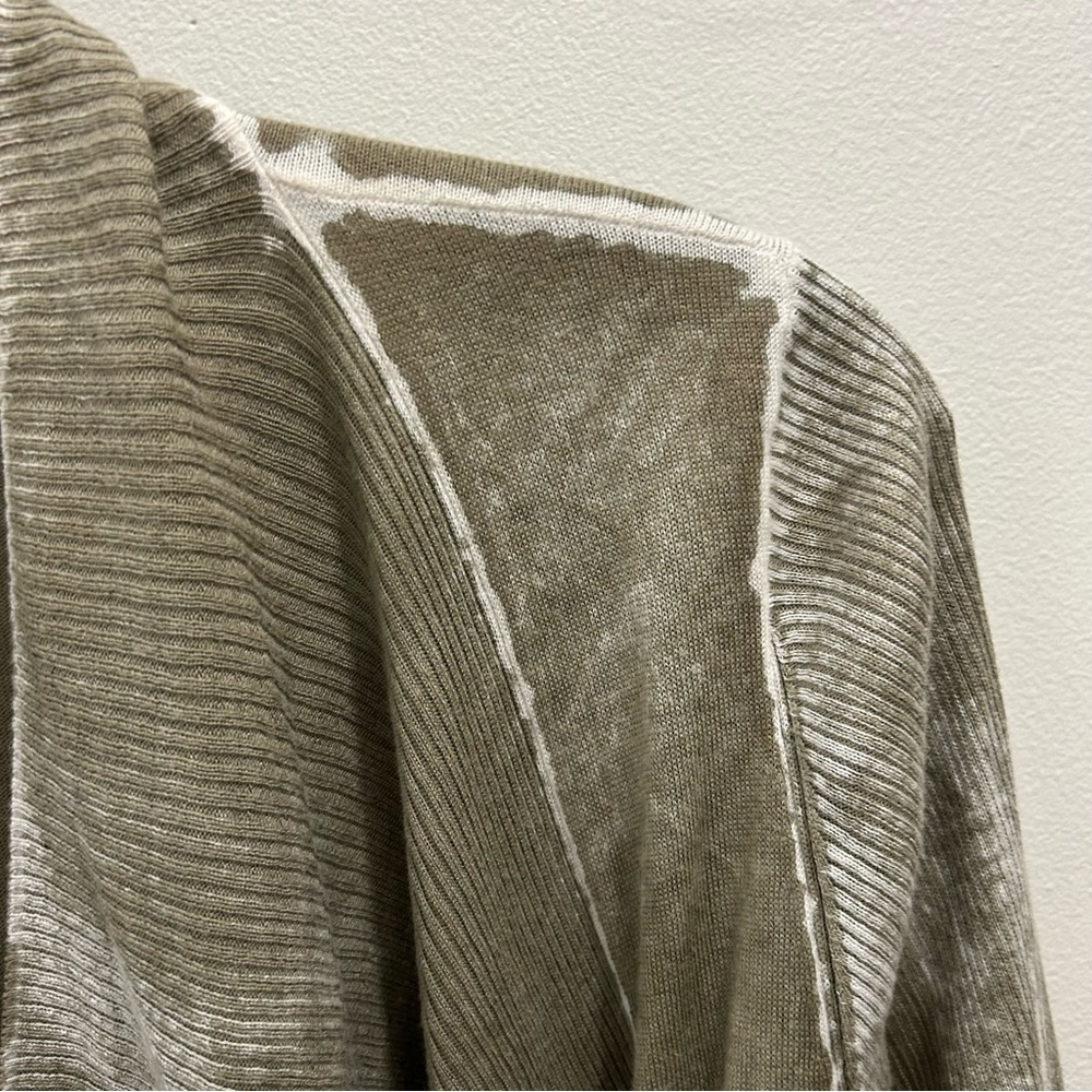 Anthropologie Moth Waterfall Cardigan Small Green tie dye sweater - Picture 6 of 10